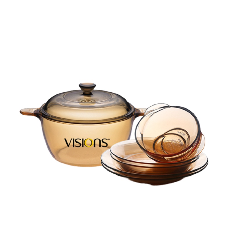 康宁晶彩透明锅+餐具套组 国产VS-1.5OV6/E/SEXY