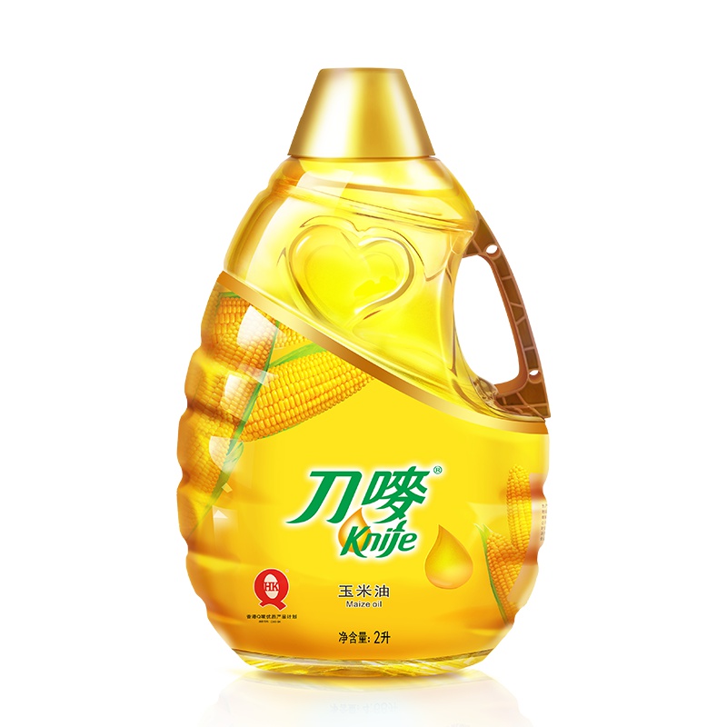 刀唛 食用油 非转基因 压榨一级 玉米油2L 香港品质
