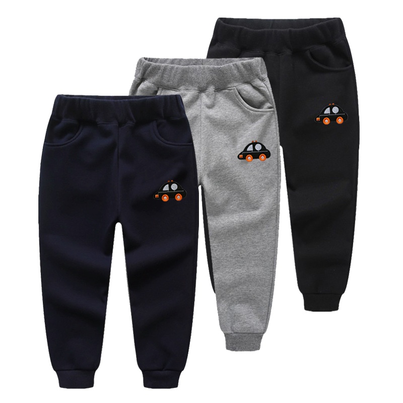 高品质儿童裤子90-150CM春秋男童中性童裤卡通棉长裤中腰休闲裤童装裤女童裤儿童裤子AWANHOO1922 B1930