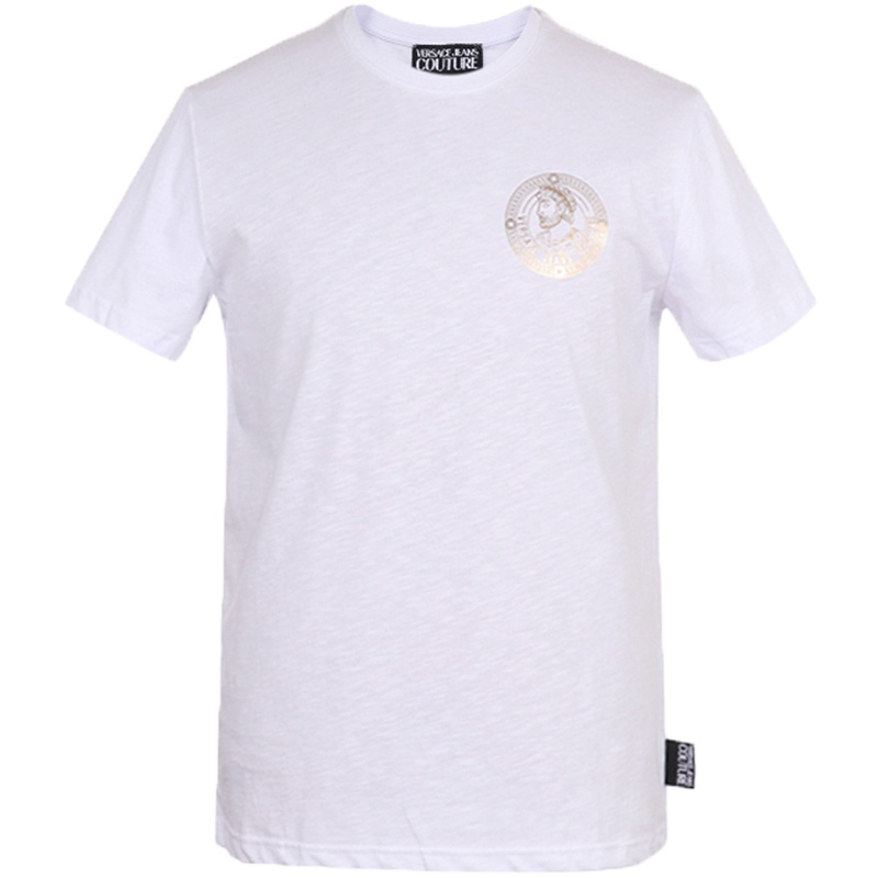 VERSACE JEANS COUTURE 范思哲 男士棉质短袖T恤 B3GUA7TC 30212