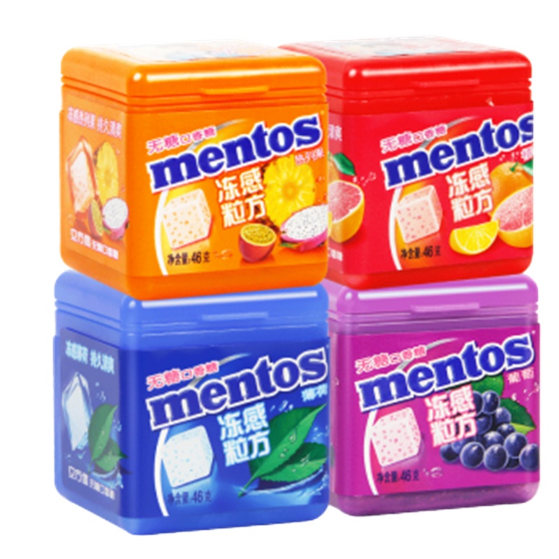 曼妥思清劲无糖青柠薄荷味35g*1盒组合装上课防困糖薄荷糖糖果
