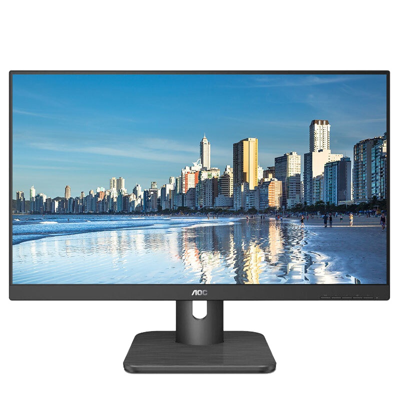 AOC 显示器 24E1H 23.8英寸电脑显示器 IPS低蓝光不闪屏 HDMI全高清组装机台式显示屏