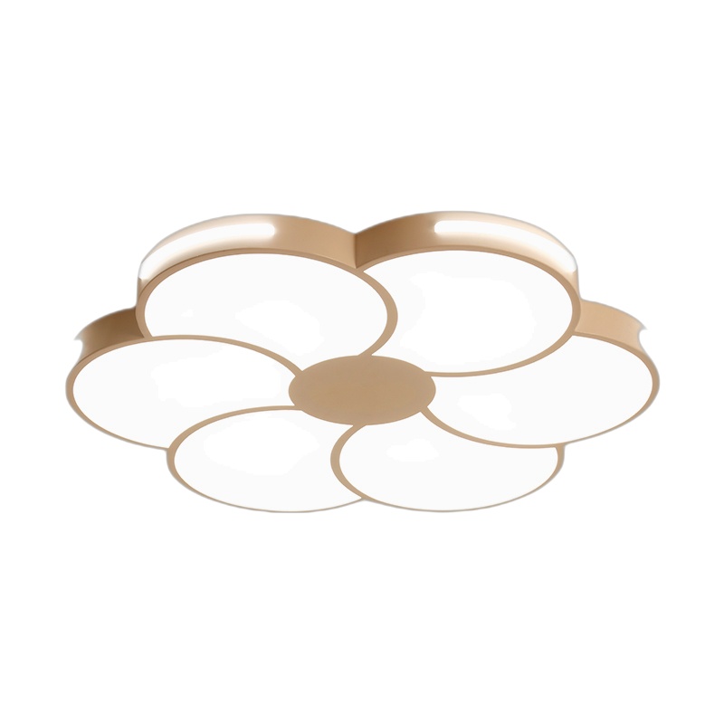 超薄led花瓣形客厅灯大气 创意温馨遥控卧室灯餐厅吸顶灯现代简约