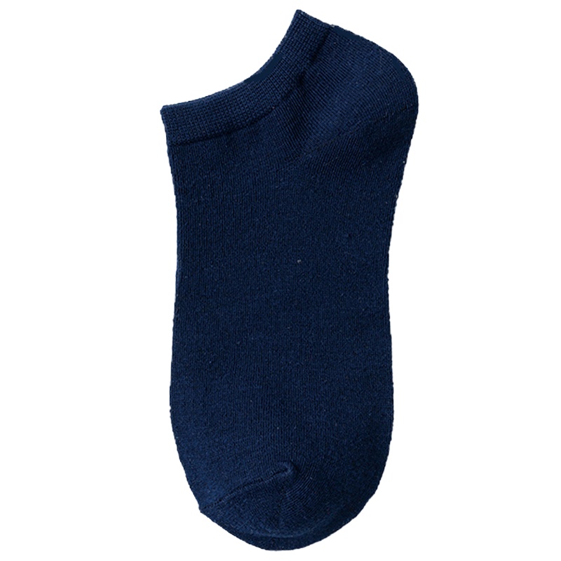 苏宁宜品[六双装]棉袜男防臭吸汗新疆棉透气袜无骨低帮薄隐形袜