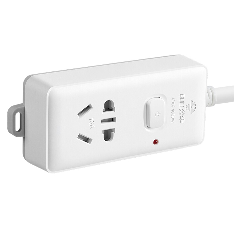 公牛(bull) 插座 GN-104D 1位 1.8米 16A