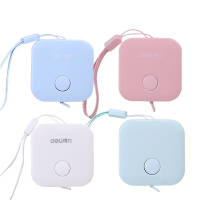 得力79650 迷你卷尺可爱随身量衣尺测量三围头围软尺子米尺6个装（颜色随机） 150cm