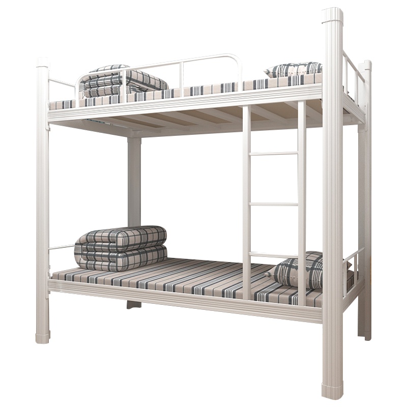兴福隆铁床上下床铺高低床员工2米单双层床学生宿舍床钢架子床学校工地床
