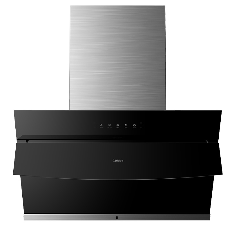 美的B66抽油烟机家用挥手感应自动清洗侧吸式大吸力厨房近吸烟机