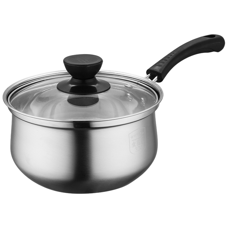 苏德乐不锈钢18cm奶锅304加厚热奶锅不粘锅辅食婴儿牛奶迷你小锅汤锅