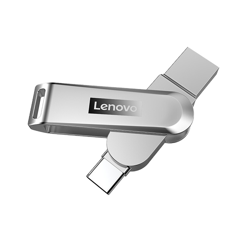联想（Lenovo）128GB Type-C USB3.1 手机U盘 X3C 香槟银 全金属