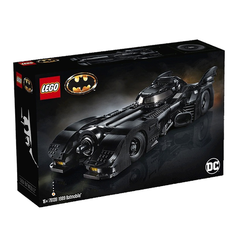 丹麦LEGO乐高积木玩具超级英雄系列76139经典1989蝙蝠侠车16岁以上 3294颗
