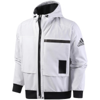 阿迪达斯男服外套夹克连帽加绒休闲运动服FJ0263
