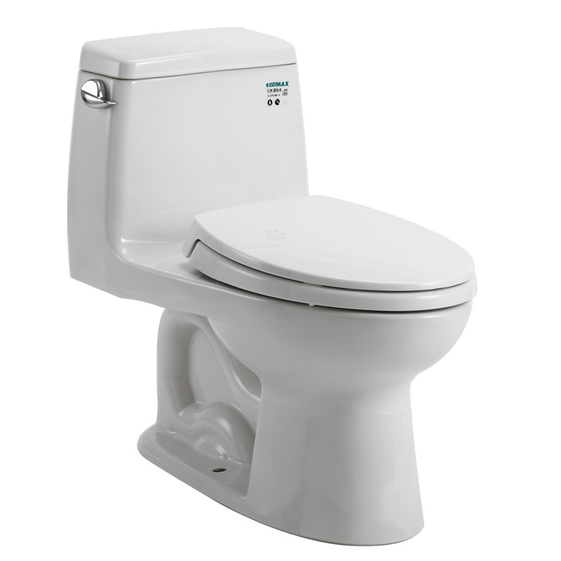 TOTO卫浴喷射虹吸式家用马桶连体智洁节水防臭型雪花釉坐便器854