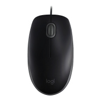 罗技(Logitech) M110有线办公鼠标-黑色