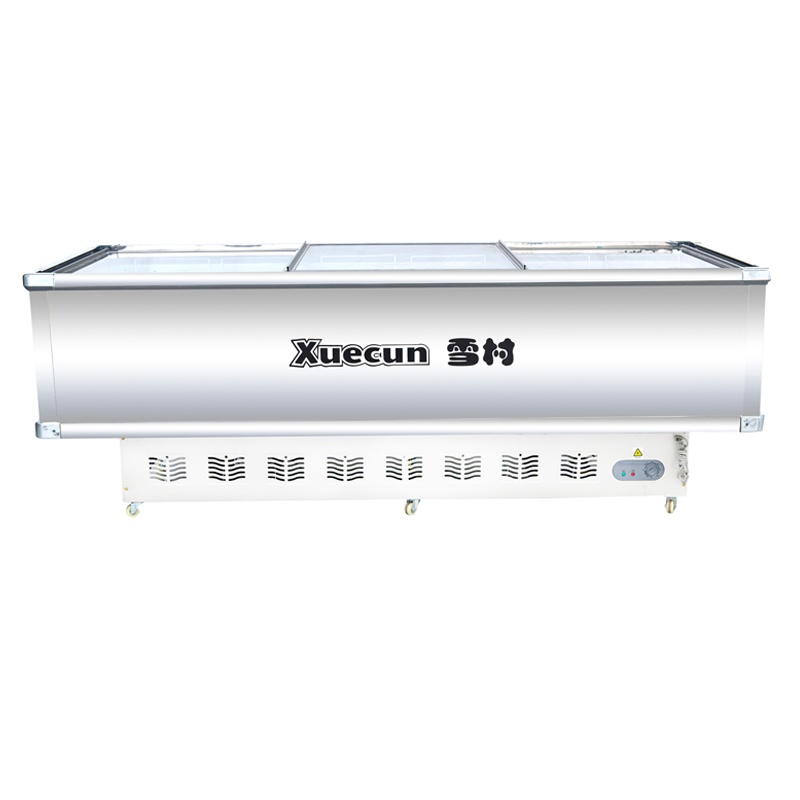 雪村(Xuecun)SD/SC-2200 双机加深岛柜 商用冷柜 冰柜 冷藏冷冻 商用展示柜 肉食海鲜柜 拉门
