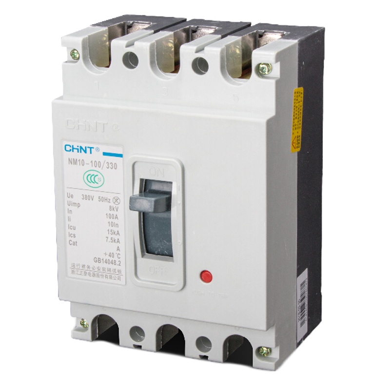 正泰(CHNT) NM10-100/330 100A 塑壳断路器 过载短路保护空气开关 3P