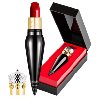 Christian Louboutin萝卜丁口红 CL女王权杖唇膏3.8g 001S 水红色 礼盒套装 显色