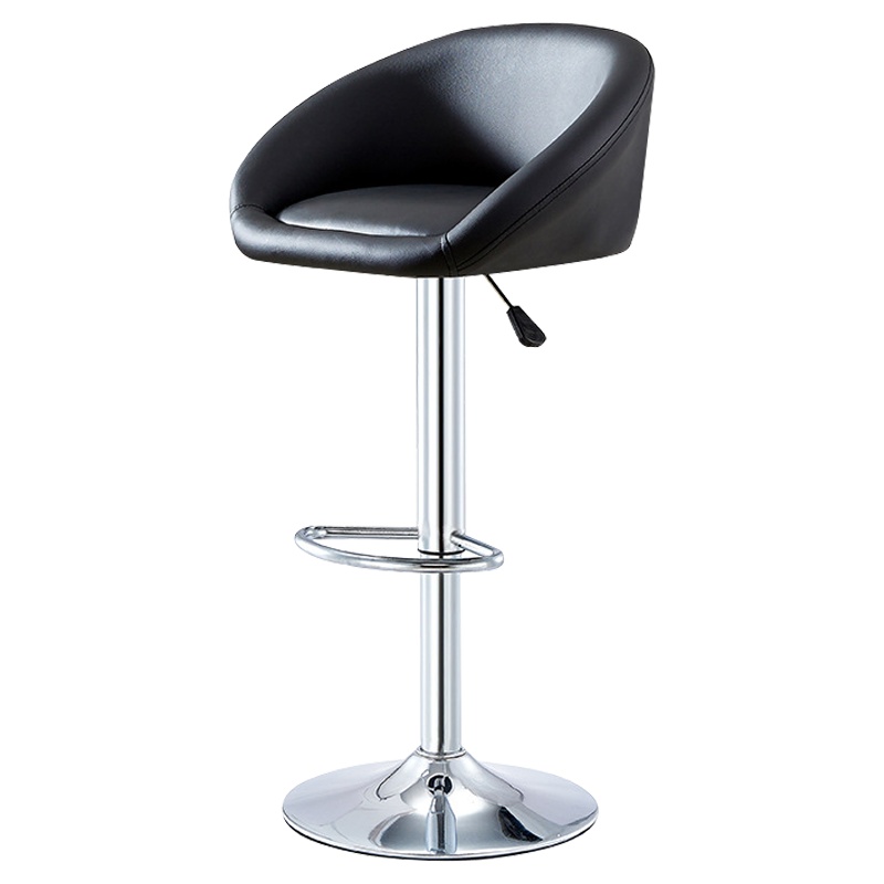 三圣 吧台椅现代简约升降旋转吧椅多功能靠背高脚椅子酒吧椅前台高脚凳美甲吧凳家用美发椅