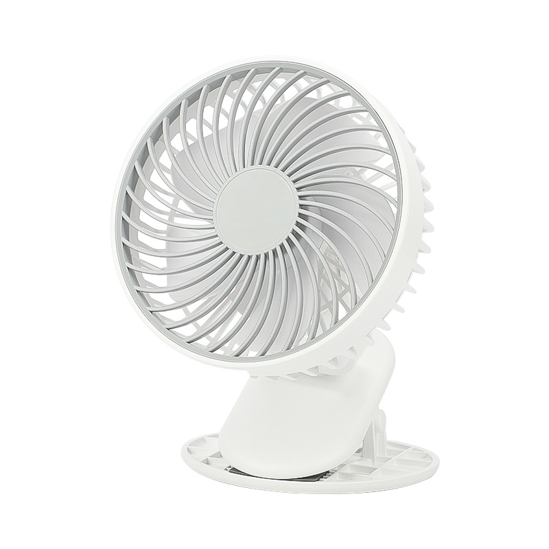 羿彩 (YECAI) 多功能小型办公宿舍床头车载USB小风扇台式壁挂式可充电迷你台夹扇电风扇