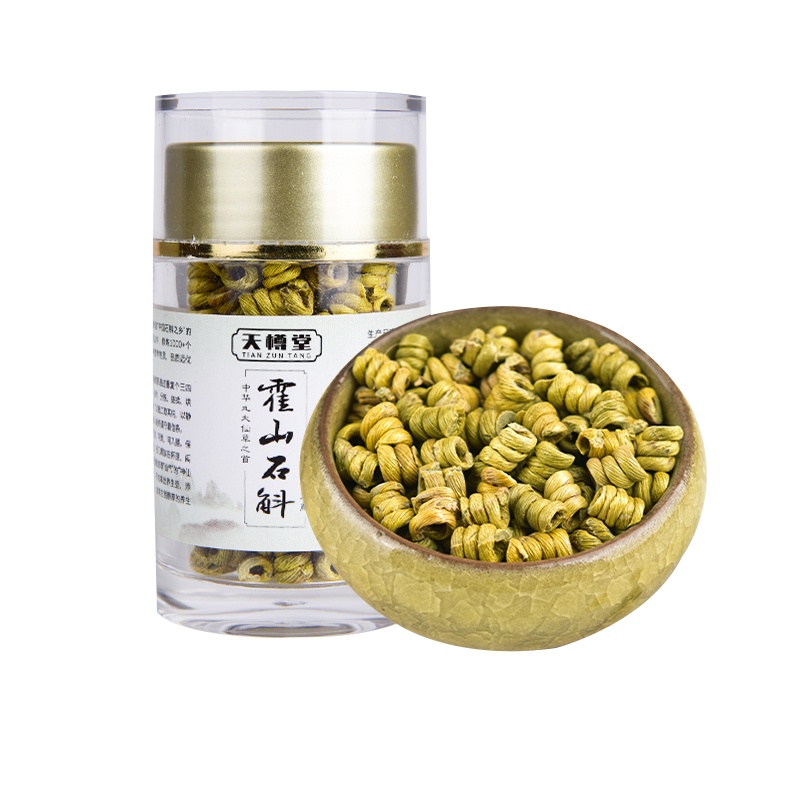 天樽堂 石斛枫斗胶质丰富 可炖汤煮水泡茶泡酒*100g