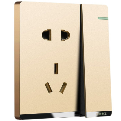 领券100-100评价国际电工86型开关插座面板多孔插家用