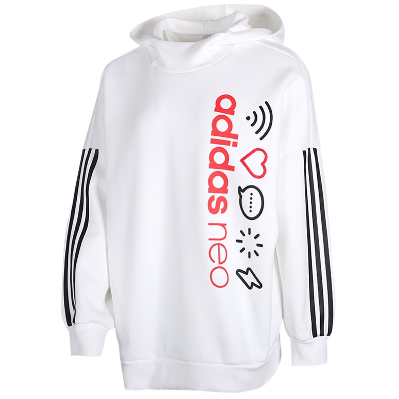 Adidas阿迪达斯卫衣女2020新款运动上衣休闲长袖套头衫FU1052