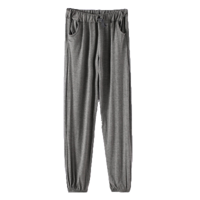 【80-160斤】春夏新款莫代尔裤子灯笼裤女大码瑜伽裤运动裤宽松薄款显瘦休闲裤家居外穿