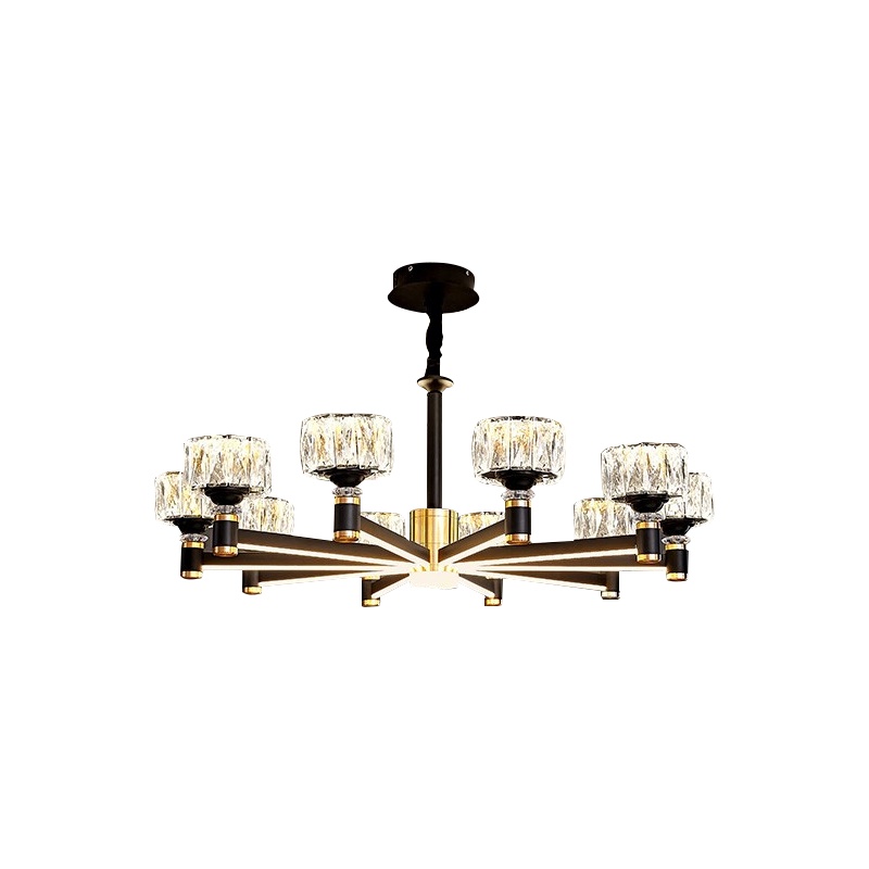 辛羽轻奢2021年新款客厅灯餐厅吊灯三头北欧led吸顶灯美式简约现代大气家用卧室大厅餐厅灯具套餐三室两厅