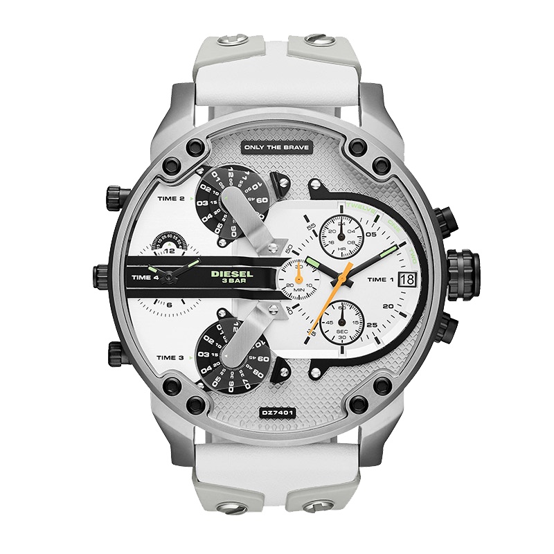 迪赛(Diesel)手表 THEDADDIE系列 四区时显个性石英男士腕表DZ7401