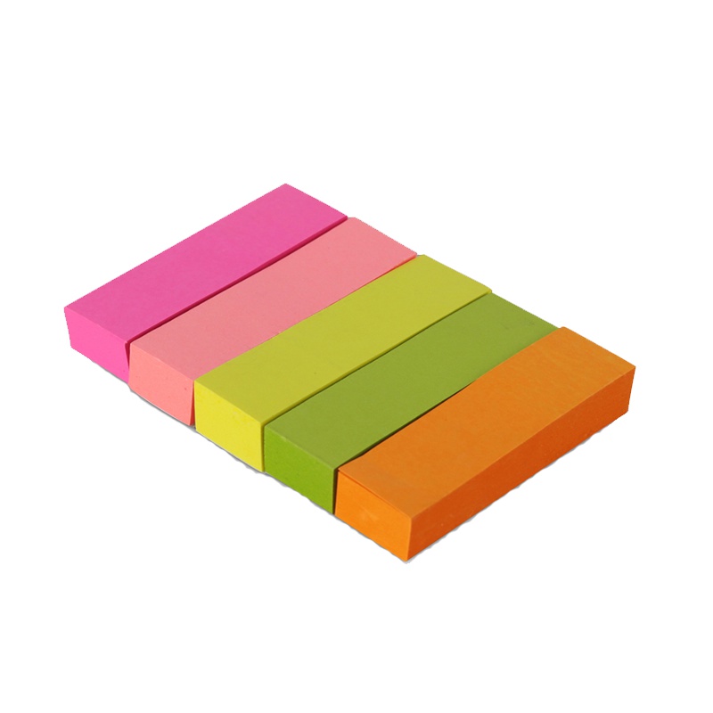 得力(deli)五色荧光记事贴7154