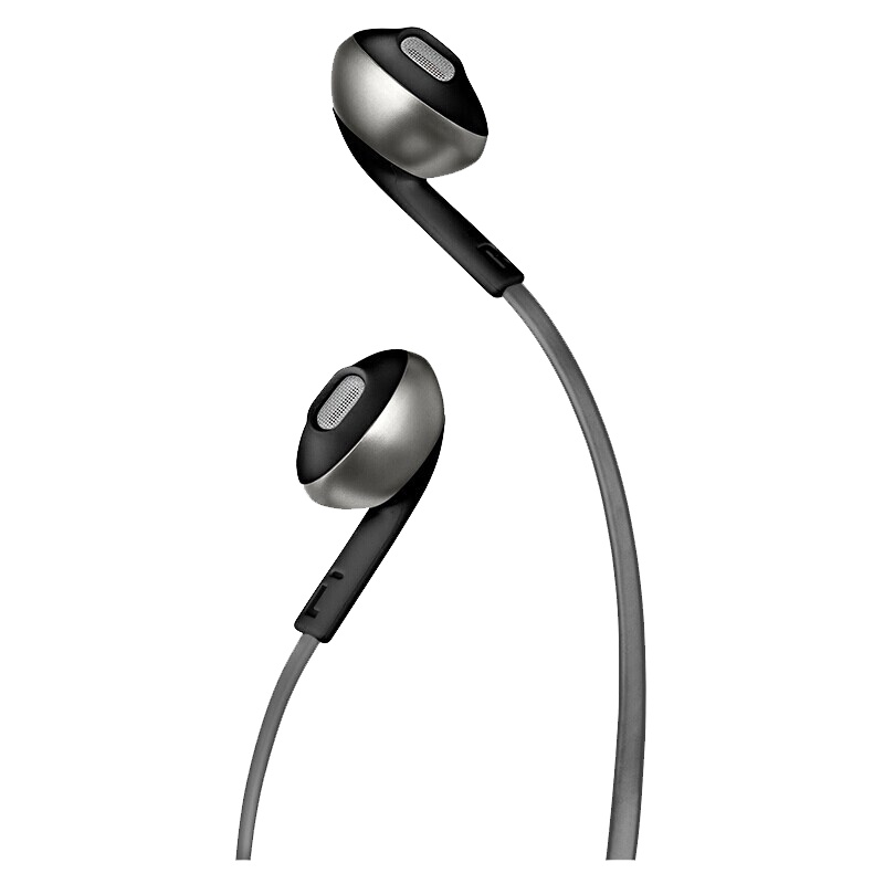 JBL无线耳机 无线蓝牙入耳式运动耳机耳麦颈挂入耳式T205BT 香槟金