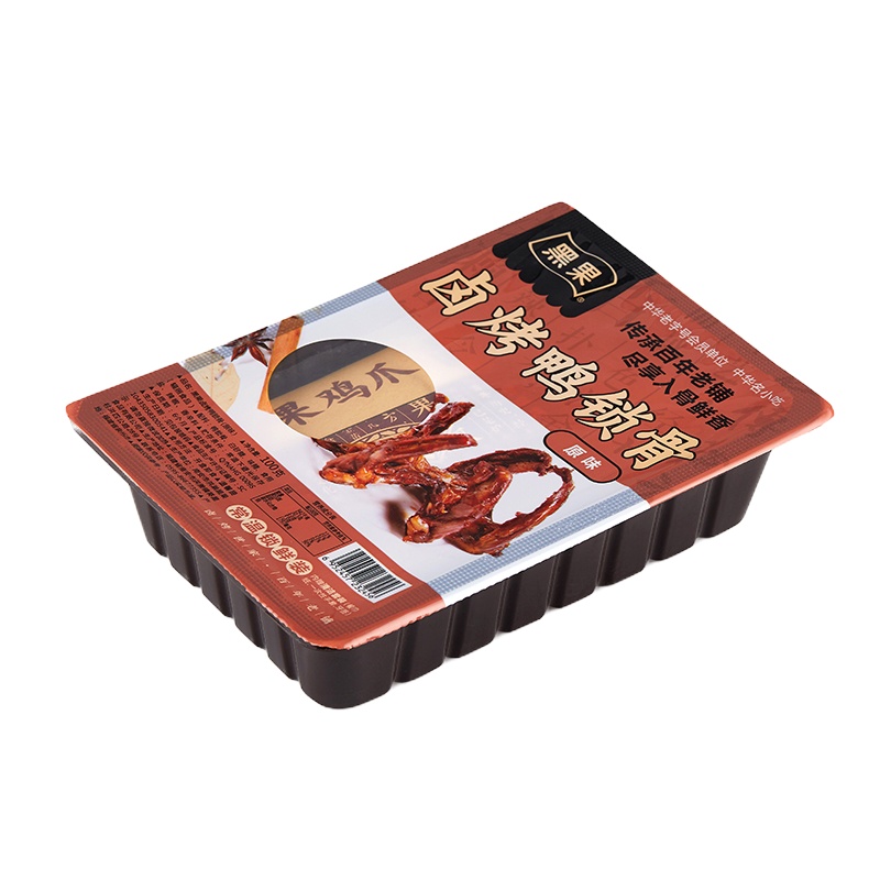 黑果卤味组合:烤鸡爪+烤鸭锁骨+牛肉豆脯