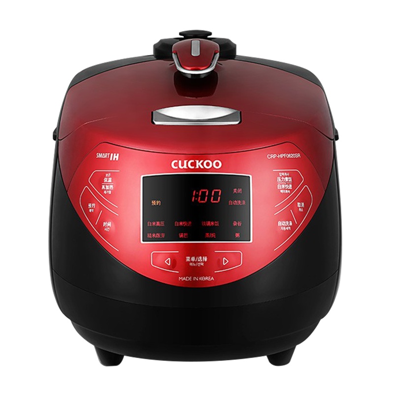 福库(CUCKOO)新款高压电饭煲 CRP-HPF0620SR 3L韩国原装进口IH电磁电饭锅 红色 3L