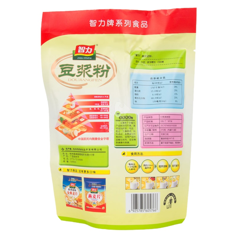 智力豆浆粉210g