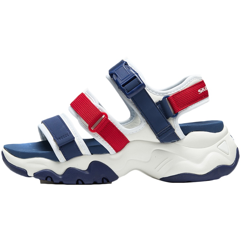 Skechers斯凯奇女鞋新款休闲魔术贴潮流户外凉拖鞋66666302