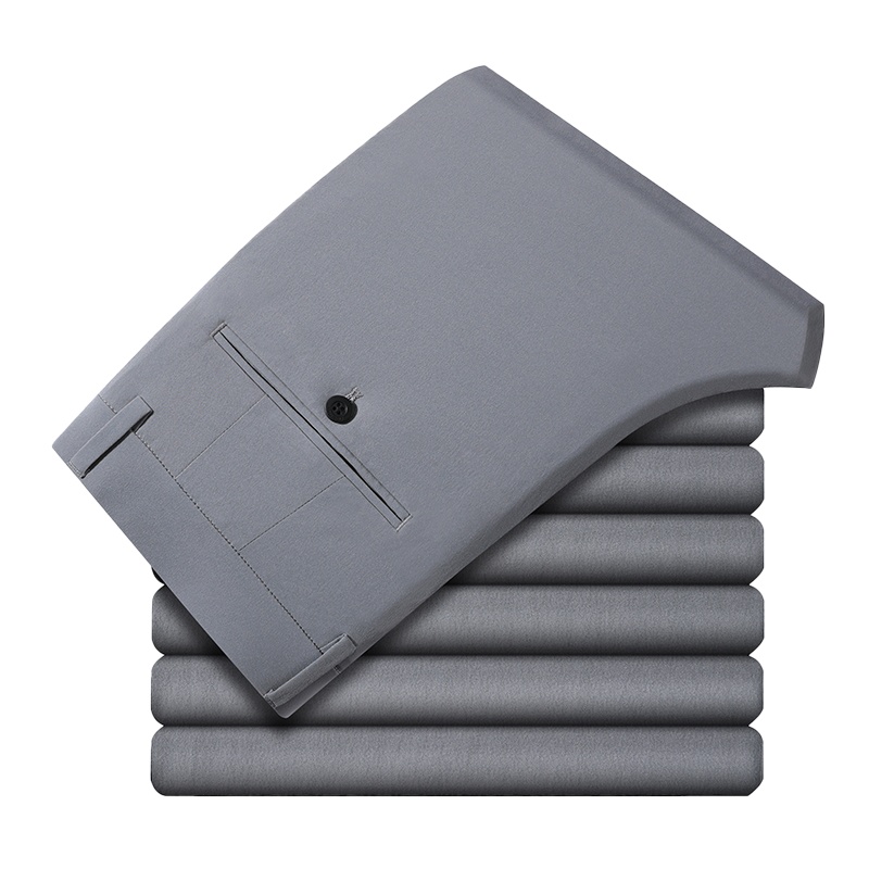 鸭鸭(yaya) 春夏新款男士休闲裤弹力修身垂顺抗皱商务休闲