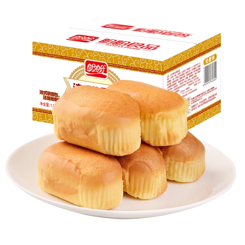 [满199减125元]盼盼法式软面包1320g整箱速食早餐食品营养糕点面包学生懒人小零食充饥夜宵代餐