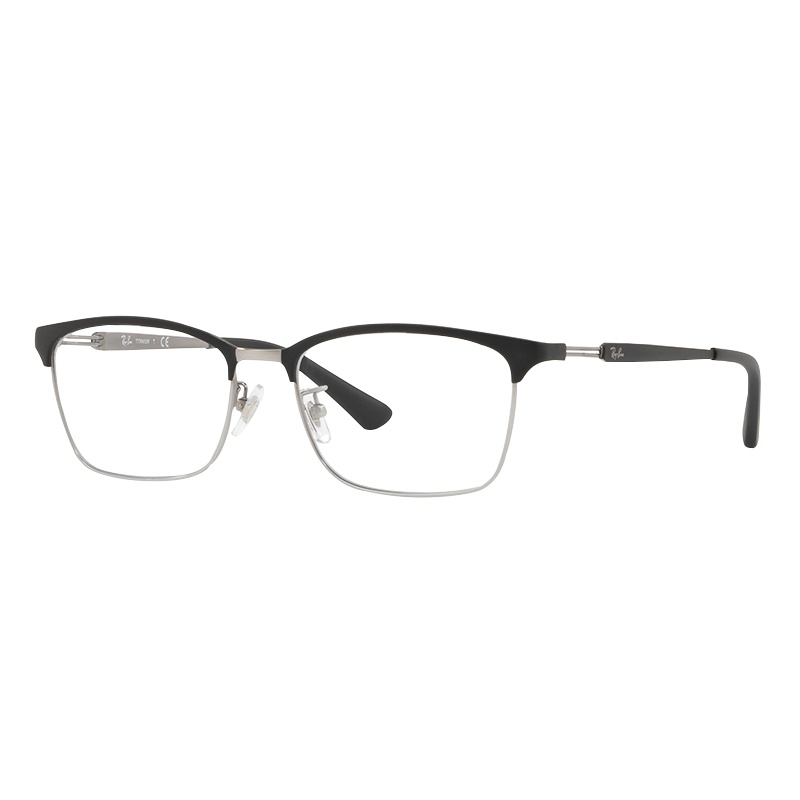 RayBan雷朋光学镜架男女款半框简约大方近视镜框0RX8751D 1196