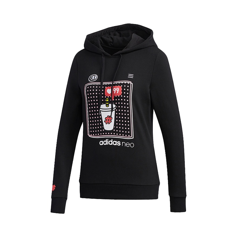 阿迪达斯adidas neo 2020春女装运动套头衫FU0217