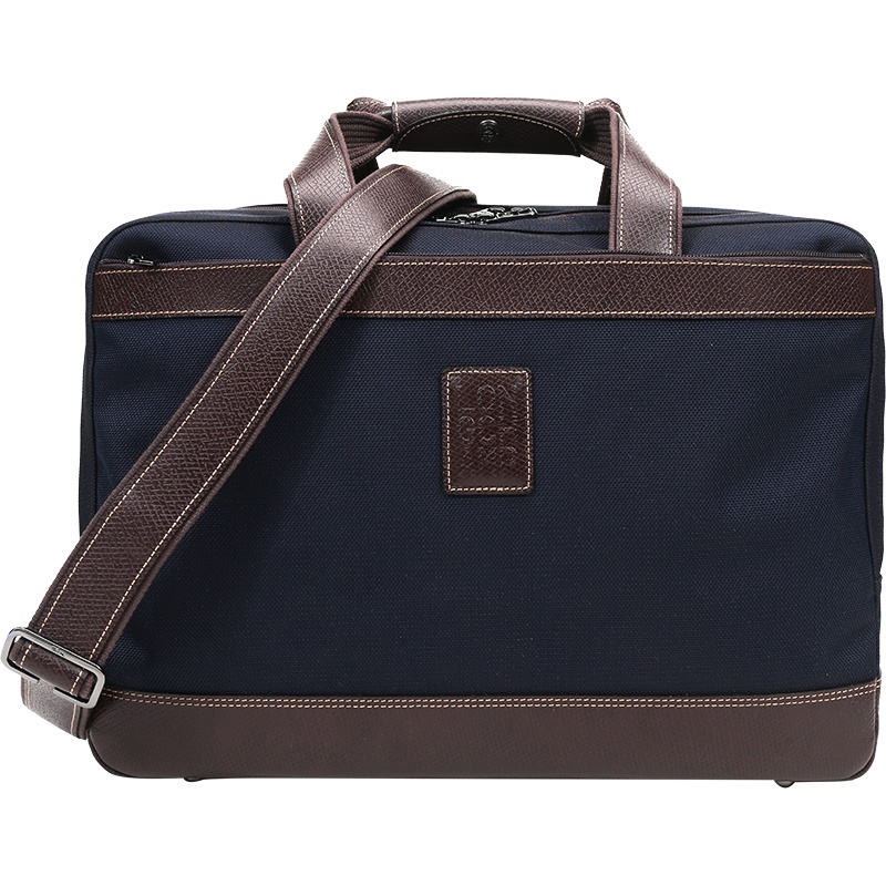 LONGCHAMP 珑骧 男士 BOXFORD系列织物配皮手提单肩斜挎包旅行包 1488 080