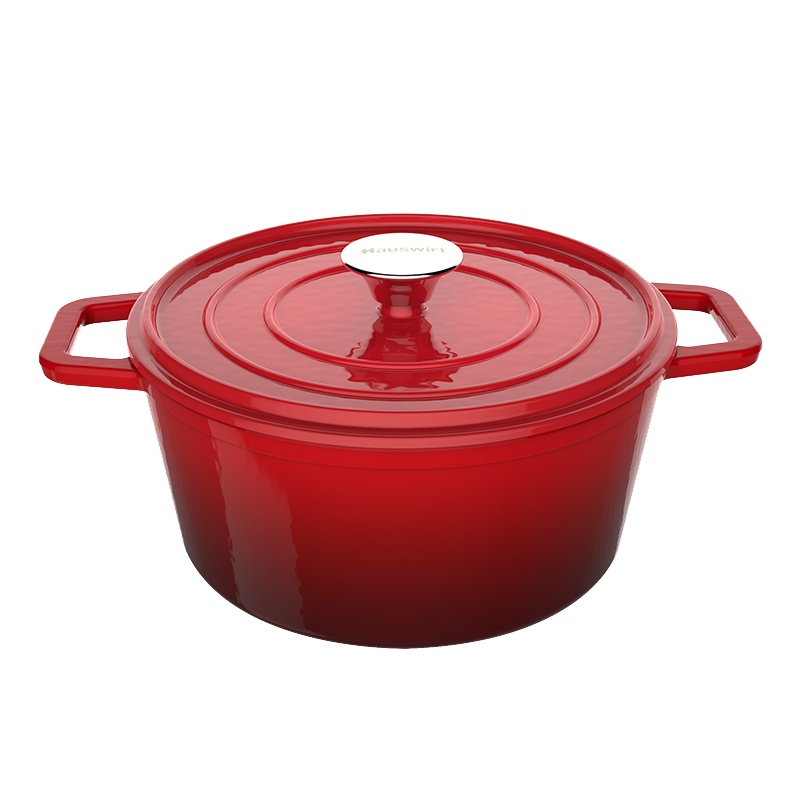 海氏铸铁珐琅汤锅 22cm加厚生铁炖锅搪瓷锅具电磁炉通用