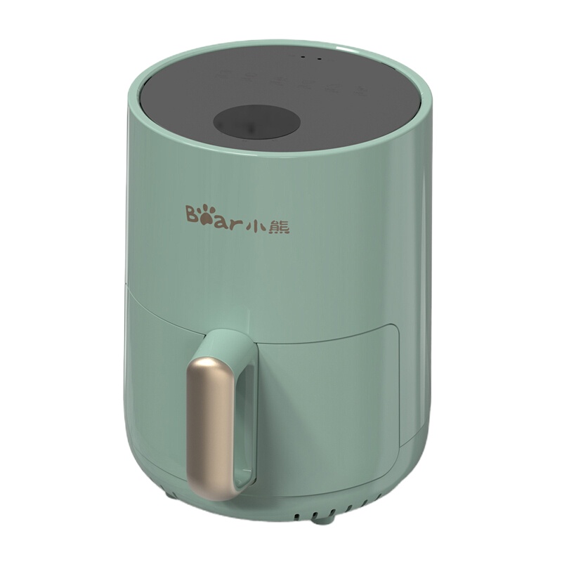 小熊(bear) QZG-A09E1空气炸锅 1.5L家用微电脑调温定时煎炸锅易清洗薯条机炸锅