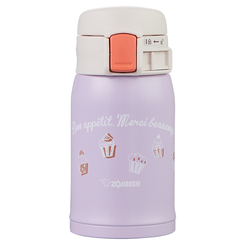 象印(ZOJIRUSHI) 保温杯 SM-SP24 马卡龙保温杯真空不锈钢水杯少女便携儿童迷你进口杯