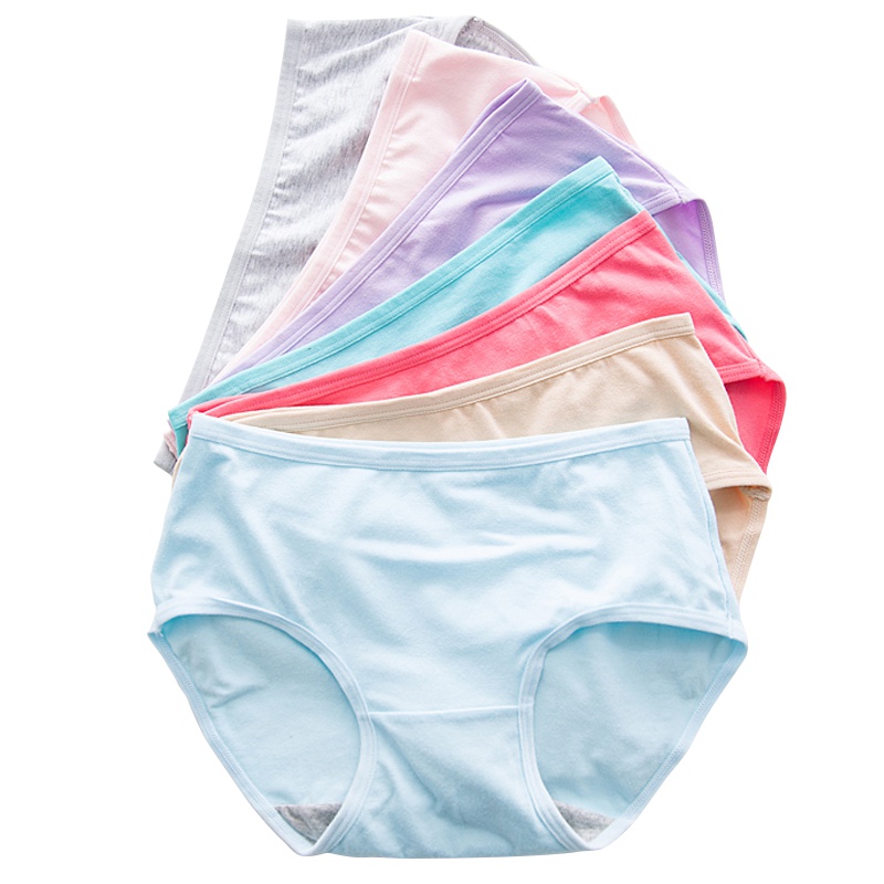 北极绒7条装纯棉女士内裤