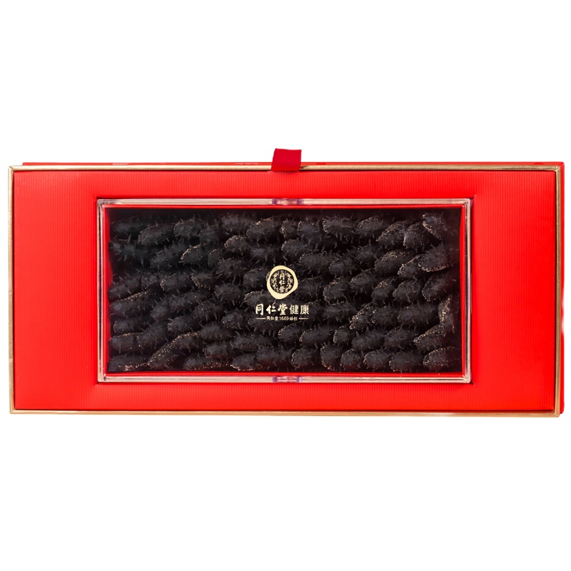 北京同仁堂大连净制淡干海参380g 辽参干货海鲜水产礼盒非即食