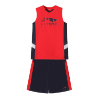 LI-NING KIDS男大童-12岁青少年篮球服比赛运动套装