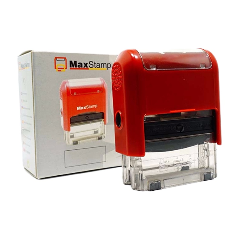 递乐(DiLe) 回墨翻斗印章 透明视窗 方便携带