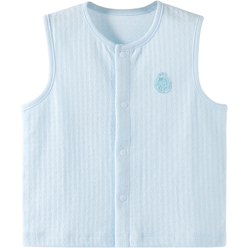 哈贝比（happyB）婴儿马甲春装男女宝宝坎肩春秋季初生儿儿童纯棉背心