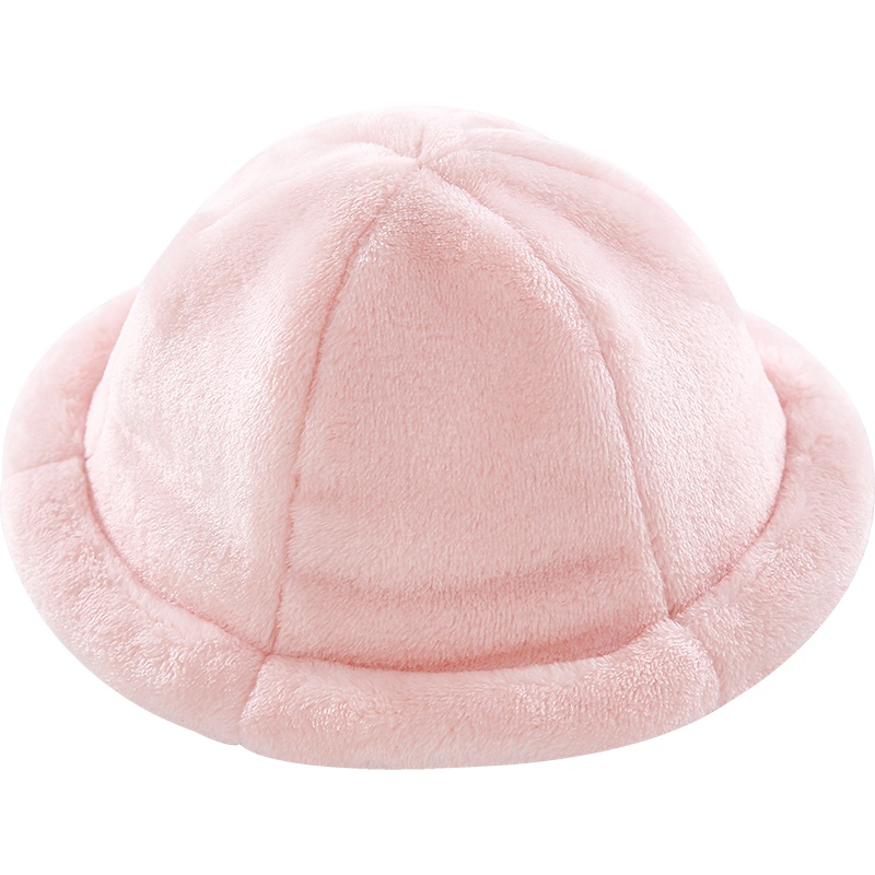 Aengbay婴儿宝宝帽子可爱超萌冬季绒帽韩版渔夫帽男女小童遮阳帽