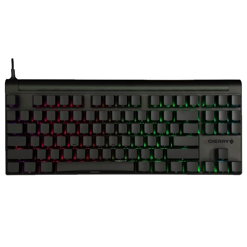 樱桃（CHERRY）旗舰店 MX Board 8.0 电竞游戏RGB 背光机械键盘87键 背光游戏机械键盘黑色红轴